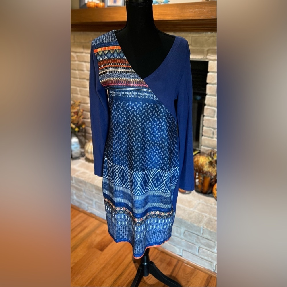 KEWEA NWT blue dress. Large